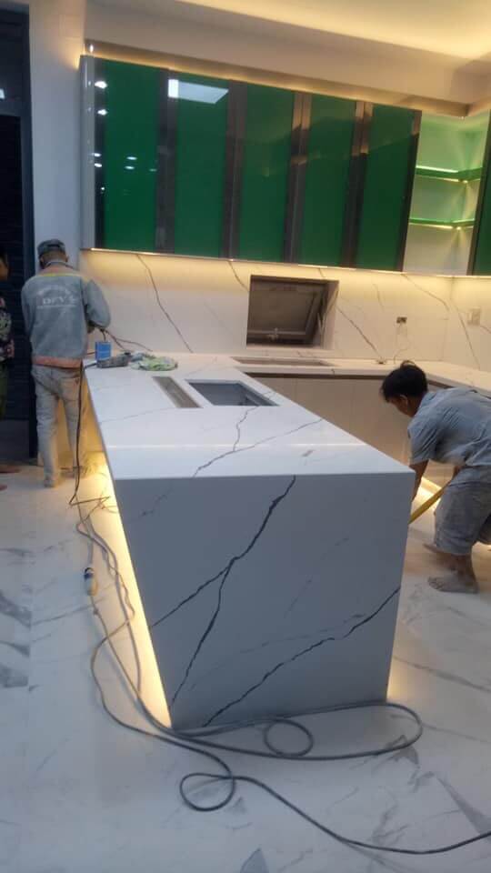 Đá nhân tạo gốc thạch anh PQ 118